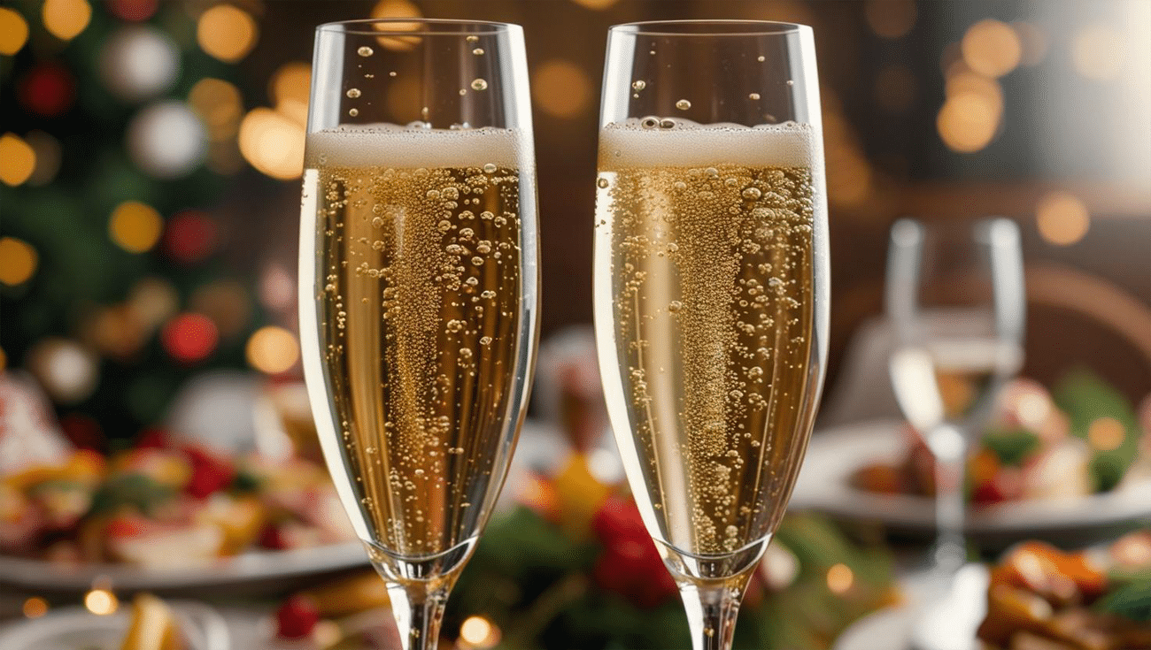 Best wine clubs for sparkling wine lovers – champagne flutes clinking at a celebration.