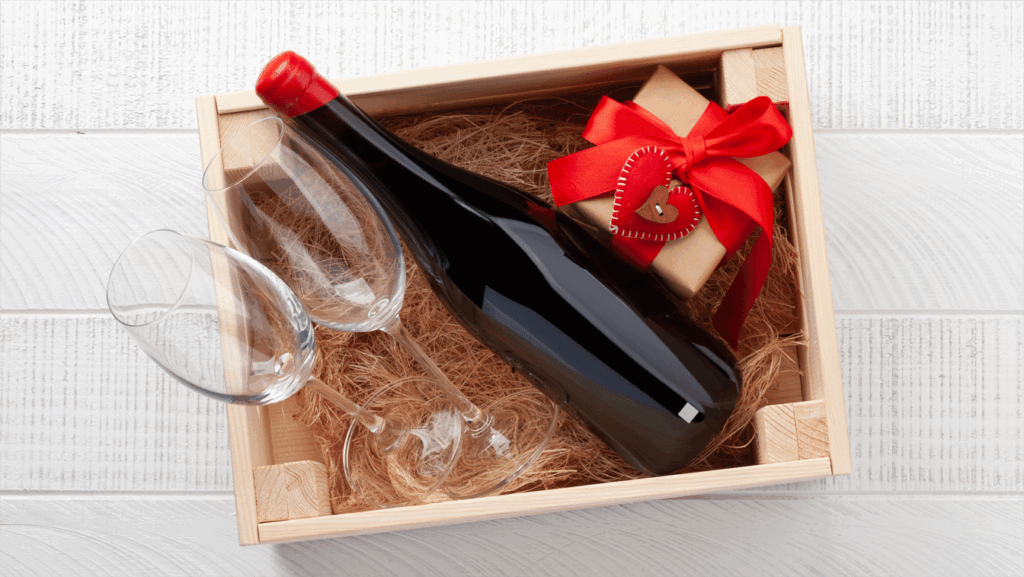 monthly wine club gift being delivered