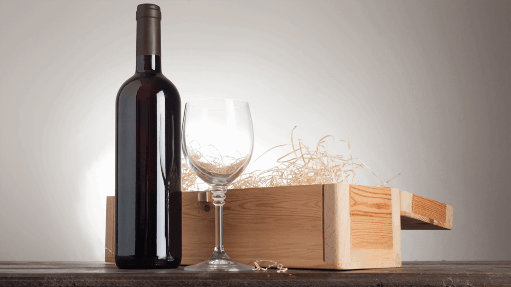 Wine Bottle with gift box